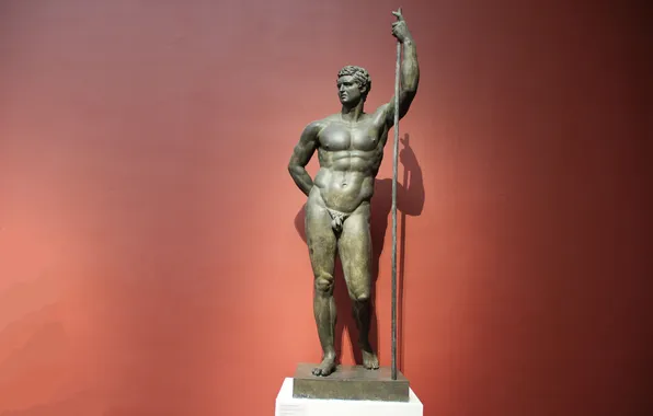 Picture Statue, Moscow, Sculpture, Male, Copy, Naked, The Pushkin State Museum, Seleucid ruler