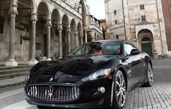 Maserati, Black, The city, Maserati
