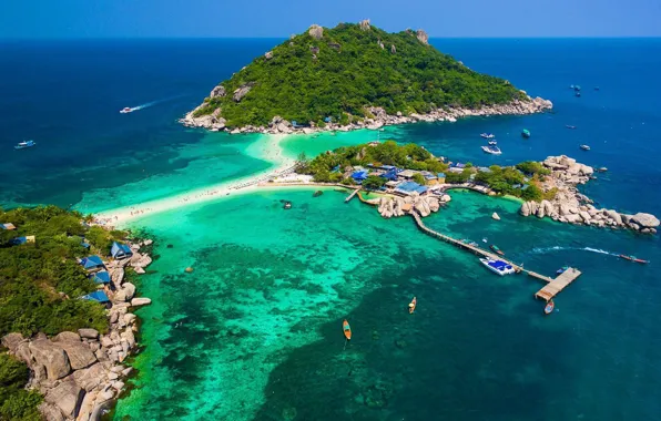 Islands, the ocean, Thailand, Thailand, resort, diving, resort, Andaman Sea