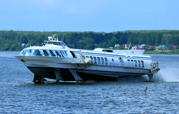 The ship, Meteor, the wings, underwater