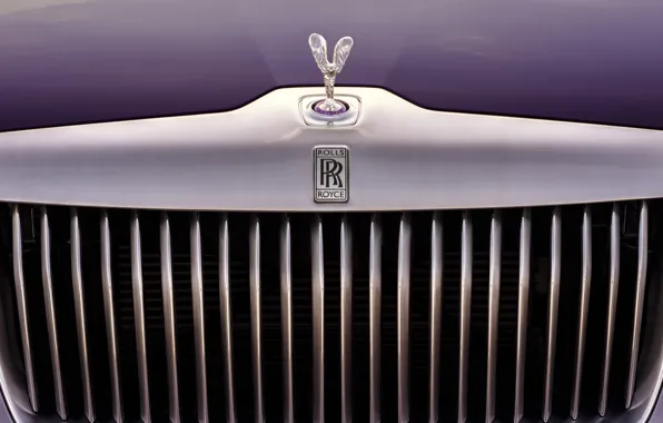 Rolls-Royce, logo, Spirit of Ecstasy, sculpture, grille, Amethyst, Rolls-Royce Amethyst Droptail