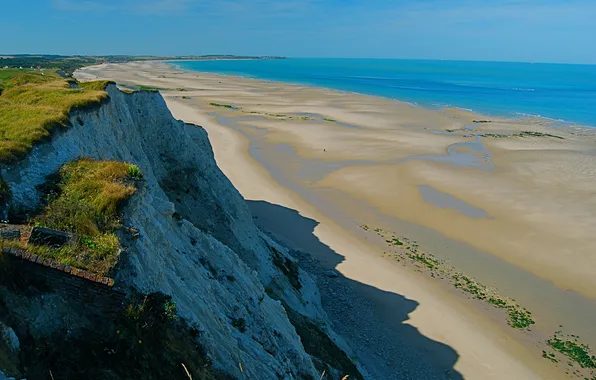 Sea, the sky, open, shore