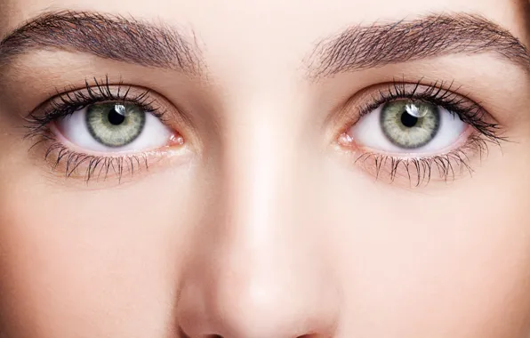 Picture eyes, skin, make up