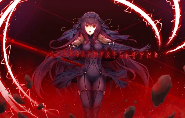 Fate grand order, scathach, hajika