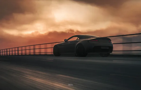 Aston Martin, Auto, Machine, Rendering, Aston Martin Vantage, DRIVECLUB, Game Art, Environments