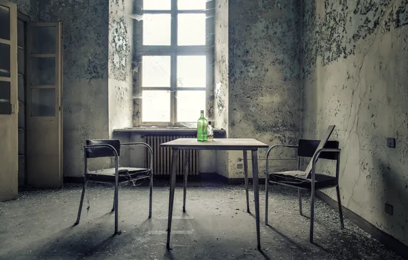 Room, interior, window