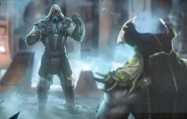 Mask, fighter, ninja, Tremor, Mortal Kombat X, Mortal Kombat 10, Shinnok, Shinnok