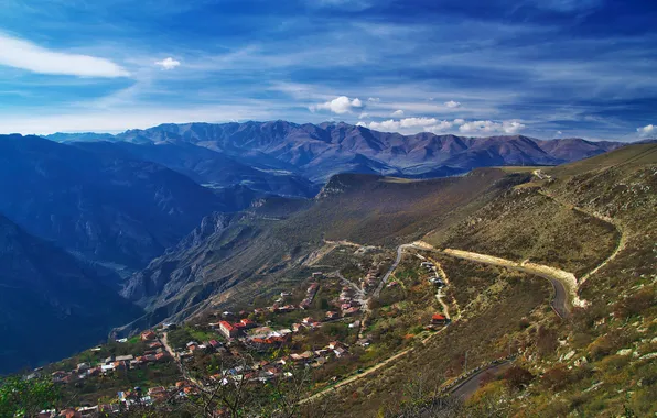 Picture mountains, Armenia, Tatev
