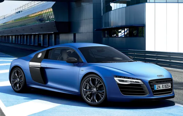 Audi, Auto, Audi, Blue, V10, Sports car, Plusx