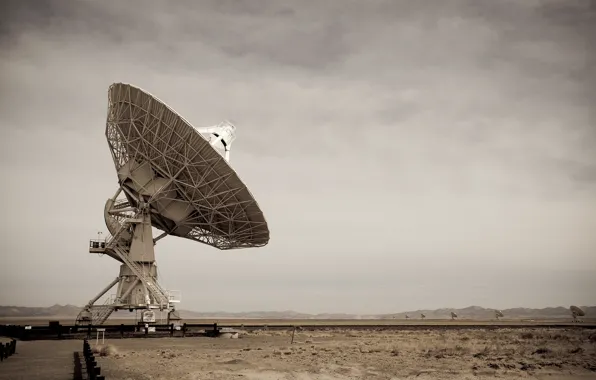 The sky, antenna, New Mexico, astronomy, technology