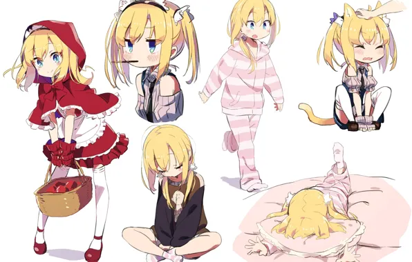 Girl, character, amaryllis class