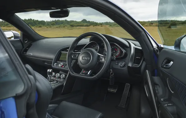 Audi, car interior, R8, Audi R8 LMX