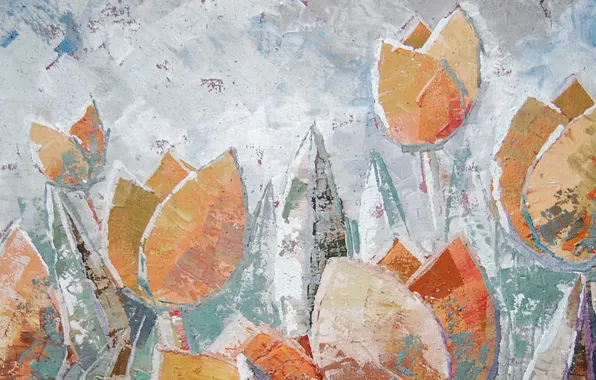 Flowers, picture, painting