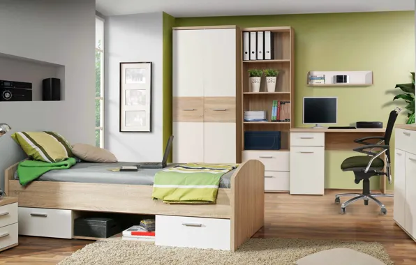 Design, style, interior, the room of the student