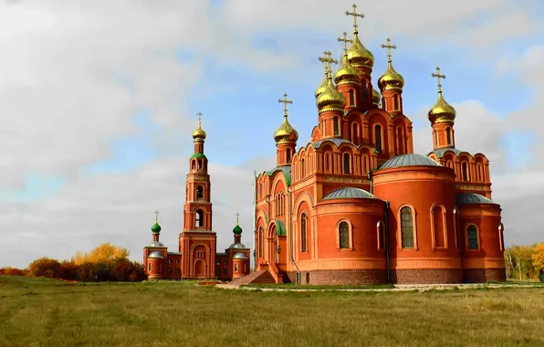 Picture Church, Temple, OMSK, Siberia, The monastery, Achair monastery