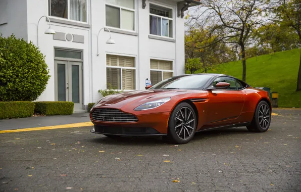 Picture Aston Martin, House, Orange, db11