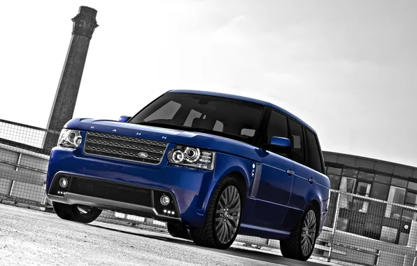 Picture blue, jeep, land rover, range rover, Rover, project kahn bali blue, rs450