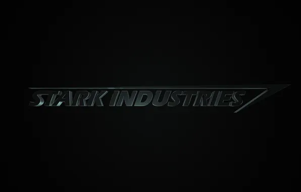 Picture background, the inscription, black, Stark Industries
