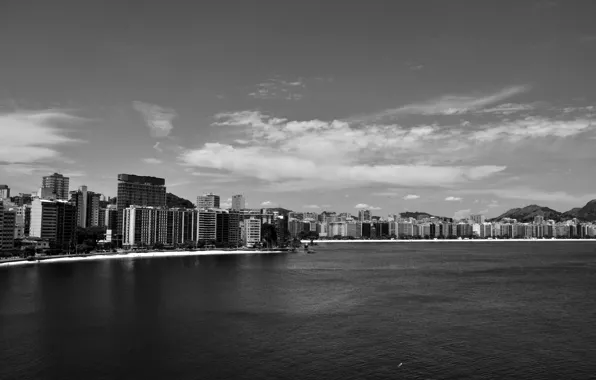 Picture Brazil, Brasil, Rio de Janeiro, black &amp; white, Niterói