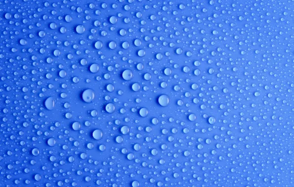 Picture drops, blue, minimalism
