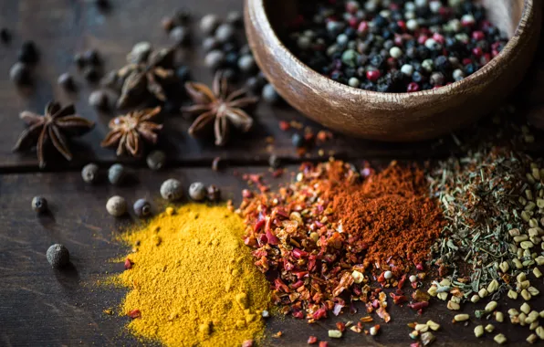 Pepper, carnation, Spices, Seasoning