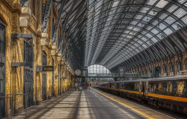 The city, station, England, Camden, King's Cross