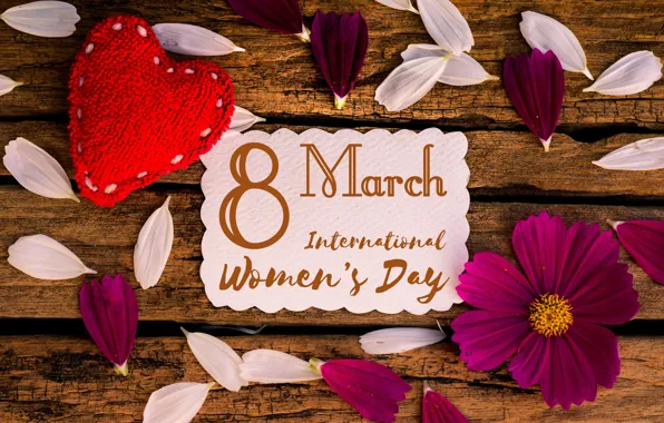 Flowers, Holiday, March 8, postcard