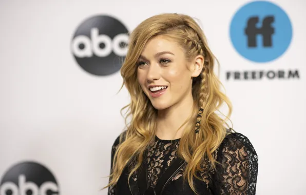 Wallpaper pose, look, hair, Katherine McNamara, actress, photoshoot, look, Katherine McNamara