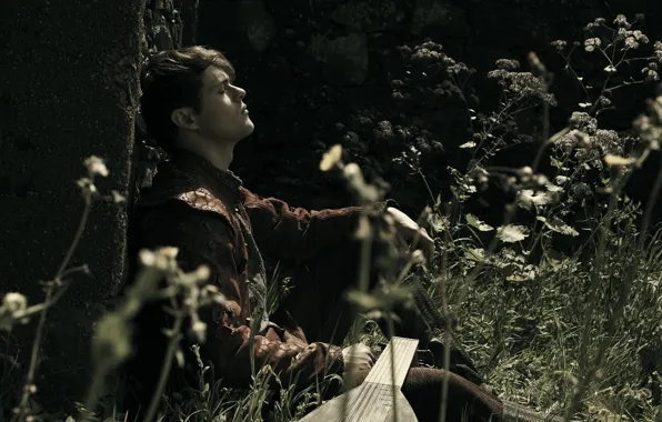 Forest, pose, profile, the series, The Witcher, The Witcher, lute, Buttercup