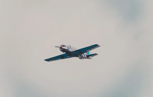 The plane, war, the second world, The YAK-52