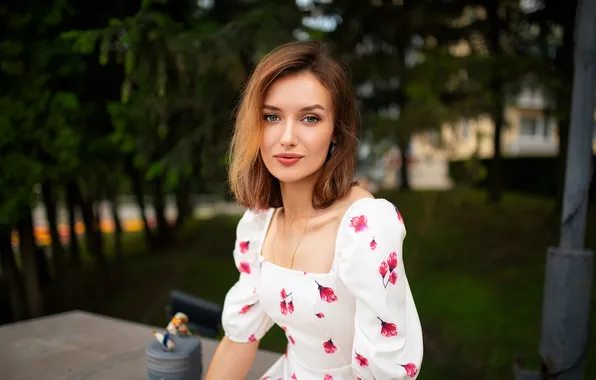 Girl, dress, young, model, pretty, posing