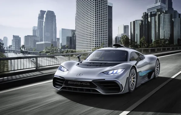 Machine, the city, building, Mercedes-Benz, hypercar, Mercedes-AMG, Project ONE