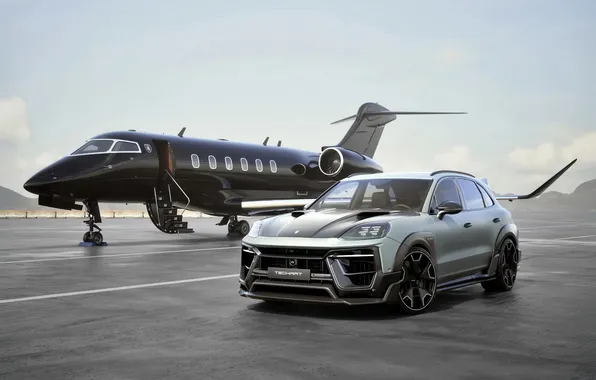 Porsche, Porsche Cayenne, Carbon, Airplane, Techart, Magnum, Tuning Car, Germany Car