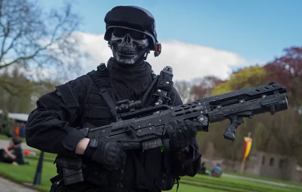 Wallpaper weapons, mask, soldiers, form images for desktop, section ...