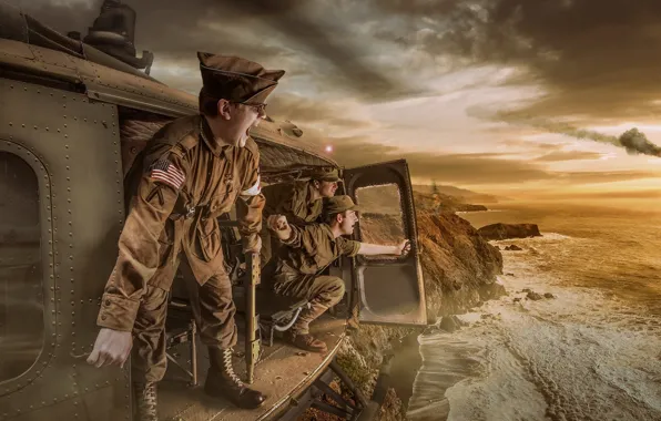 War, soldiers, Vietnam