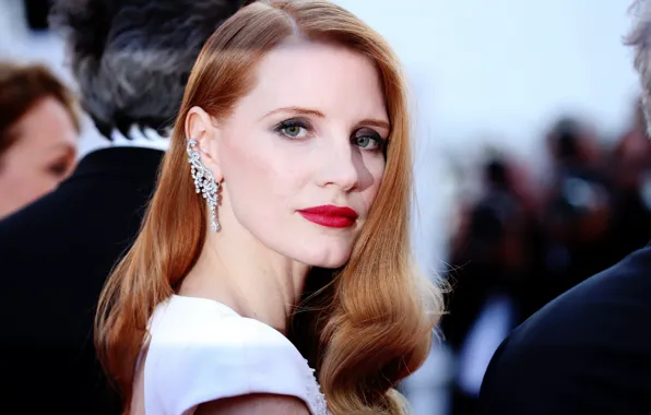 Picture look, pose, makeup, actress, photoshoot, hair, Jessica Chastain, Jessica Chastain