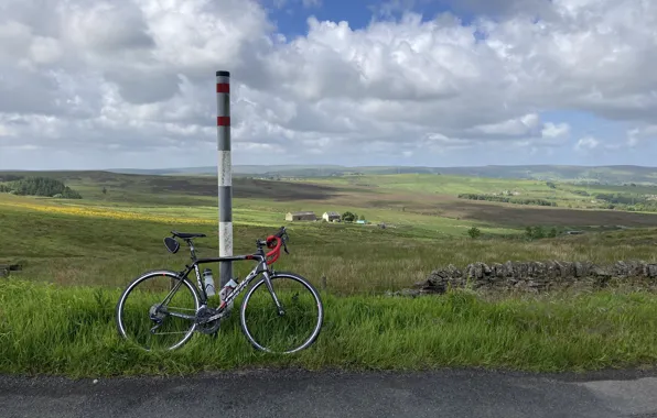 Road, nature, sport, Scotland, trip, halt, road bike, road bike
