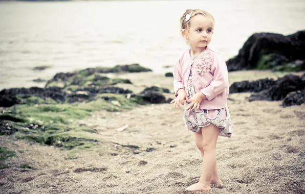 Background, mood, girl