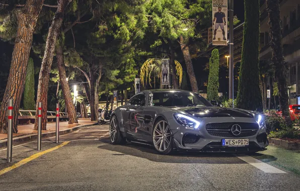 Mercedes, Grey, Mercedes - Benz, Prior Design, Widebody, AMG GT, Aerodynamic-Kit