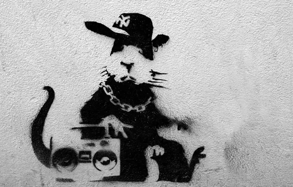 Graffiti, Banksy, Rap Rat