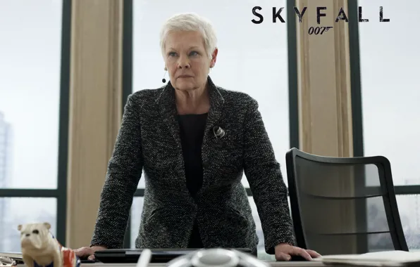The film, office, 007, Skyfall, Judi Dench