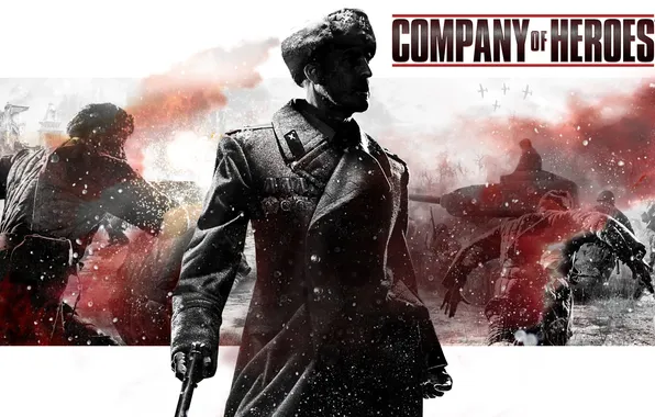 War, tank, male, THQ, Company of Heroes, Beech, Relic Entertainment
