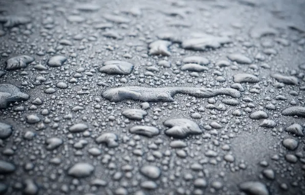 Ice, drops, macro, background, frozen