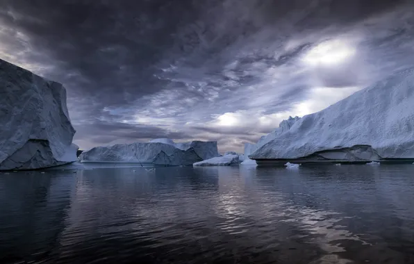 Sea, nature, ice
