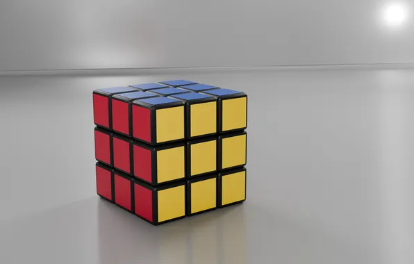 Background, blender, cube, Rubik`s cube, Rubik's Cube