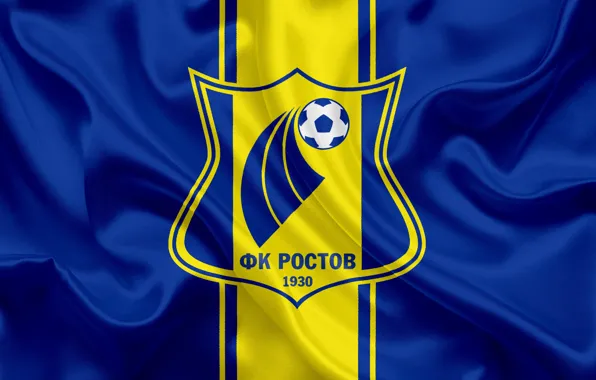 Wallpaper logo, RPL, FC Rostov for mobile and desktop, section спорт,  resolution 3840x2400 - download