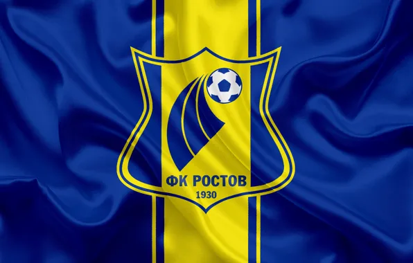 Wallpaper logo RPL FC Rostov for mobile and desktop section resolution 3840x2400 download