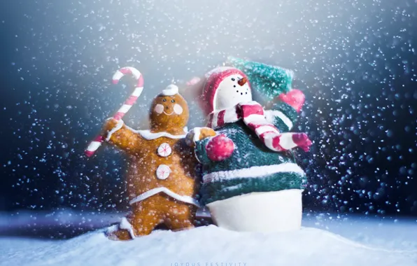 Picture holiday, new year, snowman, new year, happy, winter, snow, snowman