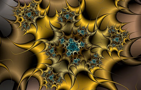 Abstraction, fractals, spiral, fractal, abstract background, tightening