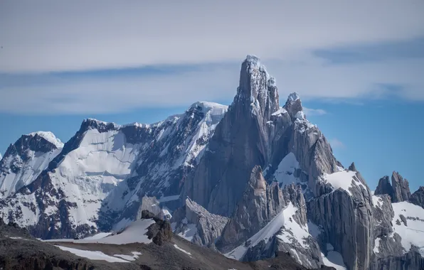 Picture mountains, rocks, Argentina, Patagonia